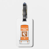 Windsurfen ist mein Medikament Gepäckanhänger (Rückseite vertikal)