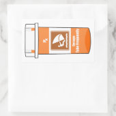 Windsurfen ist mein Medikament Rechteckiger Aufkleber (Tasche)