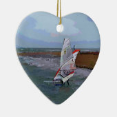 WINDSURFEN KERAMIKORNAMENT (Rechts)