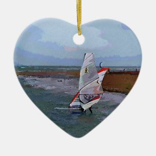 WINDSURFEN KERAMIKORNAMENT