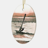 WINDSURFEN KERAMIKORNAMENT (Links)