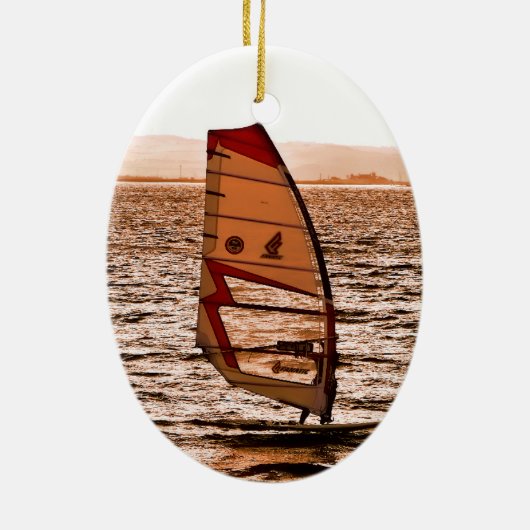 WINDSURFEN KERAMIKORNAMENT (Hinten)