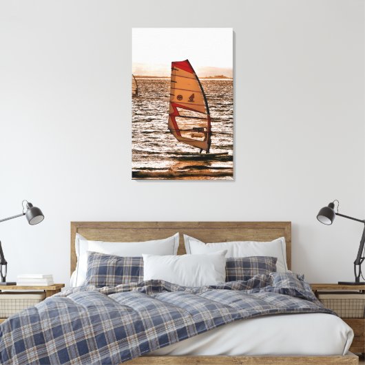 WINDSURFEN LEINWANDDRUCK (Insitu (Schlafzimmer))