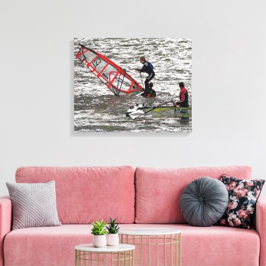 WINDSURFEN LEINWANDDRUCK (Insitu (Wohnzimmer))