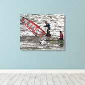 WINDSURFEN LEINWANDDRUCK (Insitu (Holzboden))