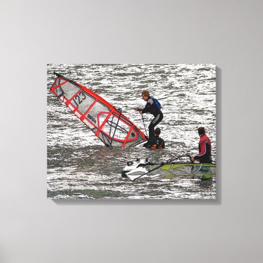 WINDSURFEN LEINWANDDRUCK (Vorderseite)