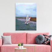 WINDSURFEN LEINWANDDRUCK (Insitu (Wohnzimmer))