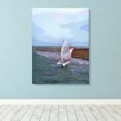 WINDSURFEN LEINWANDDRUCK (Insitu (Holzboden))
