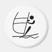 Windsurfen Magnet (Vorne)