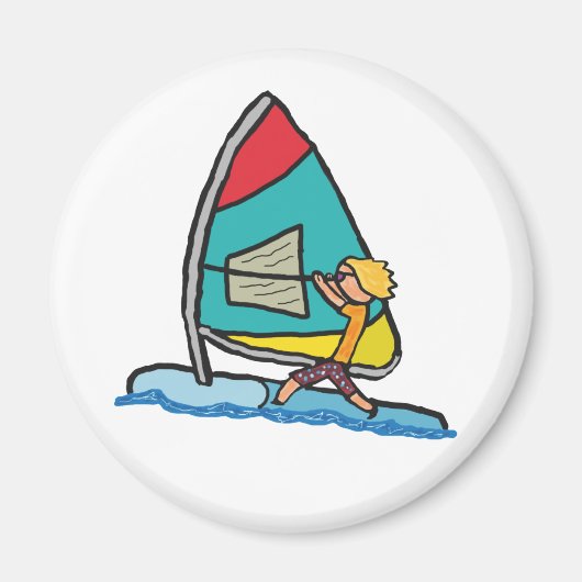 Windsurfen Magnet (Vorne)