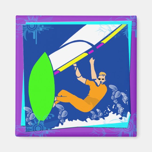 Windsurfen Magnet (Vorne)