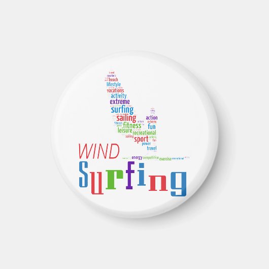 Windsurfen Magnet (Vorne)
