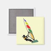 Windsurfen mit Spannung Magnet (Vorderseite/Rückseite)