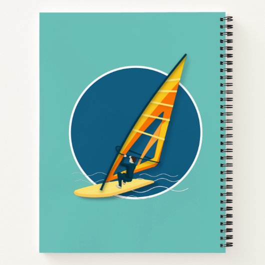 Windsurfen Notizblock (Rückseite)