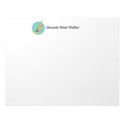 Windsurfen Notizblock (Vorderseite)