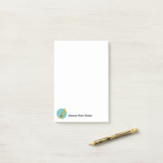 Windsurfen Post-it Klebezettel (Auf Schreibtisch)