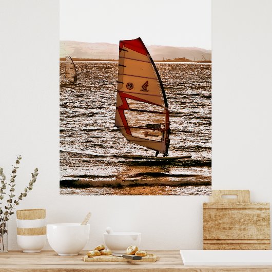 WINDSURFEN POSTER (Küche)