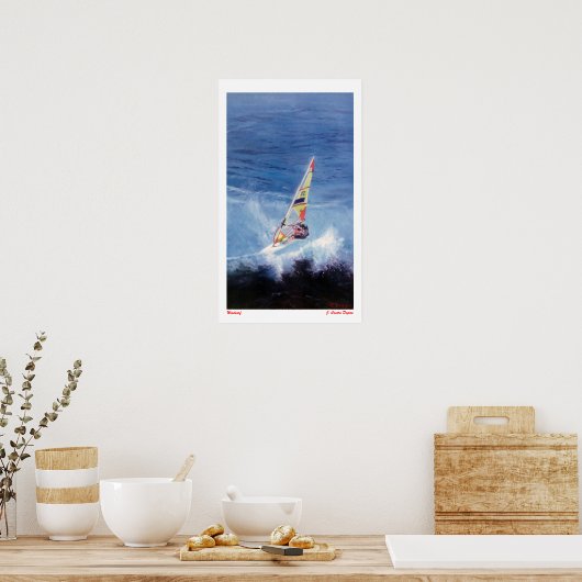 Windsurfen Poster (Küche)