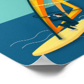 Windsurfen Poster (Ecke)