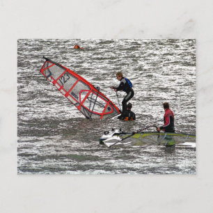 WINDSURFEN POSTKARTE