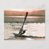WINDSURFEN POSTKARTE (Vorderseite)