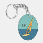 Windsurfen Schlüsselanhänger (Vorderseite links)