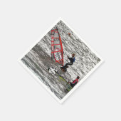 WINDSURFEN SERVIETTE (Ecke)