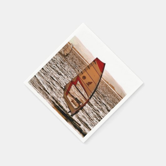 WINDSURFEN SERVIETTE (Ecke)