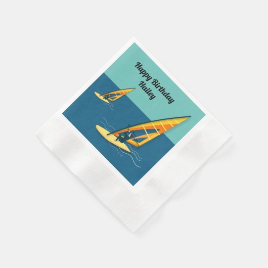 Windsurfen Serviette (Ecke)