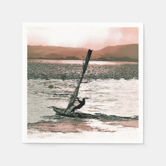 WINDSURFEN SERVIETTE (Vorderseite)