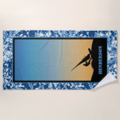 Windsurfen Strandtuch (Vorderseite)