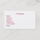 WINDSURFEN VISITENKARTE (Rückseite)