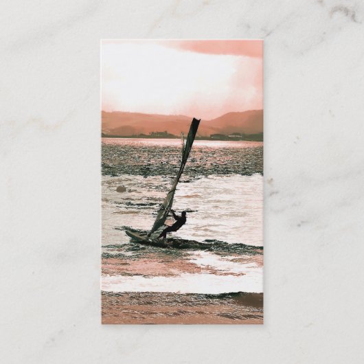 WINDSURFEN VISITENKARTE (Vorderseite)