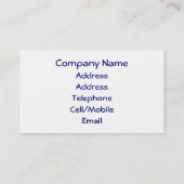 WINDSURFEN VISITENKARTE (Rückseite)