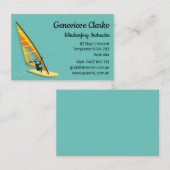 Windsurfen Visitenkarte (Vorne/Hinten)