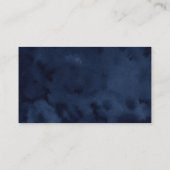 Windsurfen Wasserfarbenfroh Moon & Stars Night Sky Begleitkarte (Rückseite)