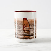 WINDSURFEN ZWEIFARBIGE TASSE (Mittel)