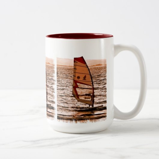 WINDSURFEN ZWEIFARBIGE TASSE (Rechts)