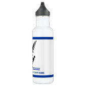 Windsurfer an Bord schwarz, blau Windsurfeigens Trinkflasche (Rechts)