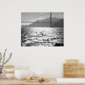 Windsurfer auf der San Francisco Bay Poster (Küche)