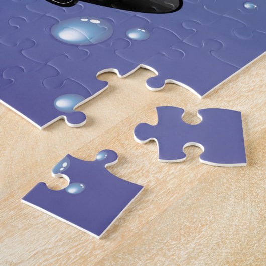 WindSurfer auf großen Meereswellen Puzzle (Seite)