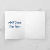 WindSurfer auf Ozean-Wellen-Gruß-Karte Karte (Innenseite)