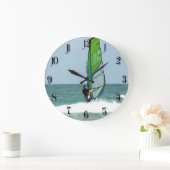 Windsurfer Große Wanduhr (Zuhause)