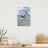 Windsurfer im Sturm Poster (Küche)