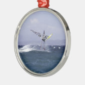 Windsurfer in der Luft-Verzierung Ornament Aus Metall (Links)