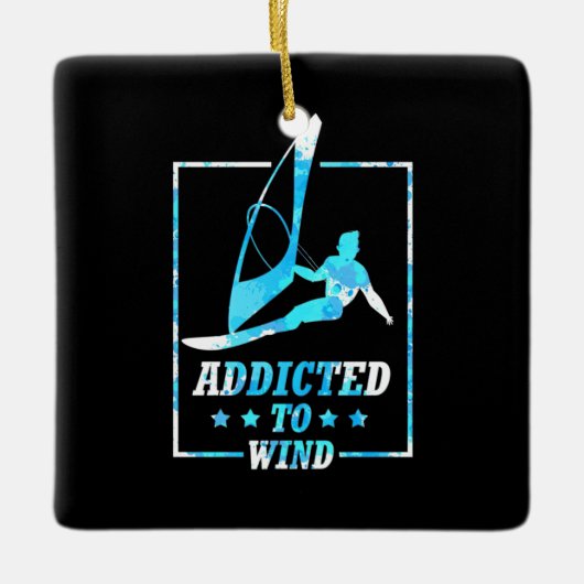 Windsurfer Keramikornament (Vorderseite)