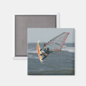Windsurfer - Nordjytland, Dänemark Magnet (Vorderseite/Rückseite)