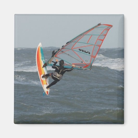 Windsurfer - Nordjytland, Dänemark Magnet (Vorne)