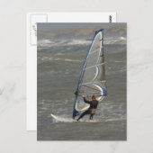 Windsurfer - Nordjytland, Dänemark Postkarte (Vorne/Hinten)
