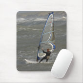 Windsurfer - Norre Vorupor, NordJytland, Dänemark Mousepad (Mit Mouse)